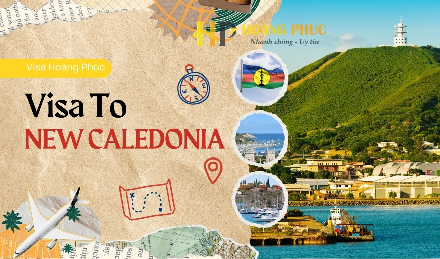 Visa New Caledonia | Dịch Vụ Tư Vấn Làm Visa New Caledonia 2024 - 2025
